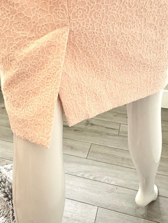 RW&CO Easter Spring Colorblock Dress White Black Pink Floral Thin Strappy Size 4 - Picture 6 of 7